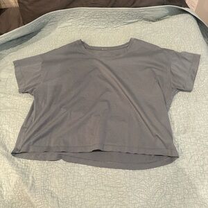 lululemon athletica Slate Gray Short Sleeve Tee